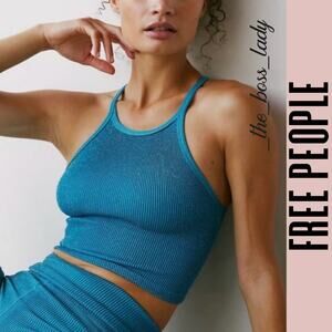 Free People cropped tank top ribbed XS / S workout activewear Movement